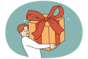 پیش‌نمایش فایل young-boy-holding-gift-11033682 از پک فعالیت افراد