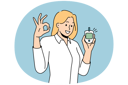 پیش‌نمایش فایل smiling-woman-holding-blood-test-monitor-showing-ok-gesture-11033634 از پک فعالیت افراد