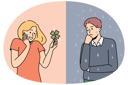 پیش‌نمایش فایل unhappy-stressed-man-and-smiling-optimistic-woman-feeling-different-moods-11033635 از پک فعالیت افراد