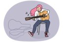 پیش‌نمایش فایل young-girl-playing-guitar-11033637 از پک فعالیت افراد