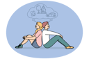 پیش‌نمایش فایل happy-dreamy-couple-imagine-bright-future-together-11033854 از پک فعالیت افراد