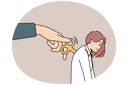 پیش‌نمایش فایل huge-hand-wind-up-key-in-tired-female-employee-back-feeling-exhausted-11033845 از پک فعالیت افراد
