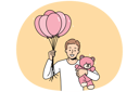 پیش‌نمایش فایل smiling-man-with-balloons-and-toy-in-hands-11033837 از پک فعالیت افراد