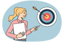 پیش‌نمایش فایل smiling-successful-businesswoman-posing-near-arrow-reaching-hitting-target-11033859 از پک فعالیت افراد