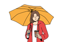 پیش‌نمایش فایل girl-is-holding-umbrella-and-cup-of-coffee-11034591 از پک فعالیت افراد