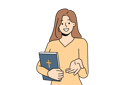 پیش‌نمایش فایل girl-is-reading-bible-book-11034605 از پک فعالیت افراد