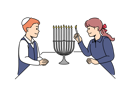 پیش‌نمایش فایل kids-are-lighting-up-candles-in-church-11034611 از پک فعالیت افراد