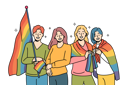 پیش‌نمایش فایل lgbtq-community-members-11034616 از پک فعالیت افراد