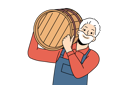 پیش‌نمایش فایل old-man-is-carrying-oil-barrel-11034599 از پک فعالیت افراد
