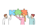 پیش‌نمایش فایل business-team-is-solving-business-puzzle-11034161 از پک فعالیت افراد