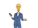 پیش‌نمایش فایل businessman-have-creative-ideas-in-his-mind-11034165 از پک فعالیت افراد