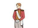 پیش‌نمایش فایل english-army-man-is-standing-in-discipline-pose-11034163 از پک فعالیت افراد
