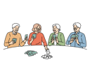 پیش‌نمایش فایل old-people-are-playing-cards-11034168 از پک فعالیت افراد