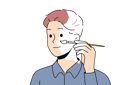 پیش‌نمایش فایل boy-is-doing-face-painting-11034127 از پک فعالیت افراد