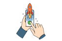 پیش‌نمایش فایل businessman-launches-new-product-online-11034117 از پک فعالیت افراد
