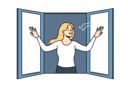 پیش‌نمایش فایل girl-feels-fresh-air-while-opening-window-11034104 از پک فعالیت افراد