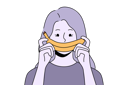 پیش‌نمایش فایل girl-is-holding-banana-fruit-11034123 از پک فعالیت افراد