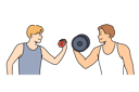 پیش‌نمایش فایل body-builders-are-doing-body-building-11034010 از پک فعالیت افراد