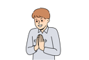 پیش‌نمایش فایل boy-stands-with-praying-hands-11034026 از پک فعالیت افراد