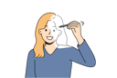 پیش‌نمایش فایل girl-is-painting-her-face-11033969 از پک فعالیت افراد