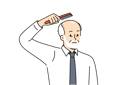 پیش‌نمایش فایل elderly-sad-balding-man-holding-comb-over-head-and-upset-about-his-loss-due-to-old-age-11506913 از پک فعالیت افراد