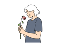 پیش‌نمایش فایل elderly-woman-feels-fading-and-weakening-of-health-and-holds-withered-rose-in-hand-11506919 از پک فعالیت افراد