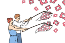 پیش‌نمایش فایل bloggers-catch-likes-from-subscribers-using-butterfly-nets-and-wanting-to-be-popular-on-internet-11506884 از پک فعالیت افراد