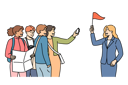 پیش‌نمایش فایل crowd-of-tourists-follows-guide-with-red-flag-and-telling-about-sights-of-city-and-historical-events-11506889 از پک فعالیت افراد