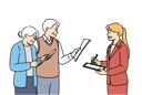 پیش‌نمایش فایل girl-conducts-survey-of-older-people-and-issuing-questionnaires-to-study-quality-life-after-retirement-11506864 از پک فعالیت افراد