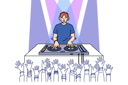 پیش‌نمایش فایل man-dj-performs-in-nightclub-spinning-records-on-mixing-console-11506868 از پک فعالیت افراد