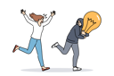 پیش‌نمایش فایل theft-intellectual-property-from-woman-running-after-criminal-with-large-light-bulb-symbolizing-idea-11506858 از پک فعالیت افراد