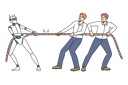 پیش‌نمایش فایل competition-between-peoples-and-robot-in-tug-of-war-as-metaphor-for-struggle-for-job-11506955 از پک فعالیت افراد
