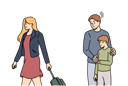 پیش‌نمایش فایل divorce-parents-traumatizes-child-and-experiences-stress-because-of-mother-with-suitcase-leaving-family-11506974 از پک فعالیت افراد
