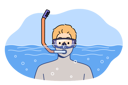 پیش‌نمایش فایل man-swims-in-pool-with-goggles-and-snorkel-for-breathing-underwater-during-summer-holiday-at-resort-11506936 از پک فعالیت افراد