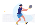 پیش‌نمایش فایل boy-playing-tennis-8953493 از پک تصویرسازی ورزش - بخش 1