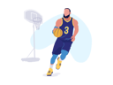 پیش‌نمایش فایل man-playing-basketball-8953487 از پک تصویرسازی ورزش - بخش 1