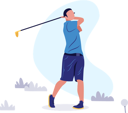 پیش‌نمایش فایل man-playing-golf-8953491 از پک تصویرسازی ورزش - بخش 1