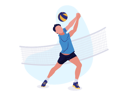 پیش‌نمایش فایل volleyball-player-boy-8953495 از پک تصویرسازی ورزش - بخش 1