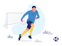 پیش‌نمایش فایل young-boy-playing-football-8953489 از پک تصویرسازی ورزش - بخش 1