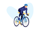 پیش‌نمایش فایل young-girl-going-for-cycle-race-8957434 از پک تصویرسازی ورزش - بخش 1