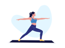 پیش‌نمایش فایل girl-exercising-yoga-10475805 از پک ورزش