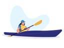 پیش‌نمایش فایل girl-kayaking-10475707 از پک ورزش