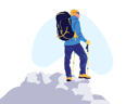 پیش‌نمایش فایل male-mountain-hiker-10475765 از پک ورزش