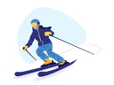 پیش‌نمایش فایل ski-on-ice-10475778 از پک ورزش