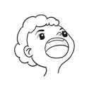پیش‌نمایش فایل laughing-boy-10795841 از پک افراد با برخی حالات - هنر خطی دودل