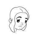 پیش‌نمایش فایل sad-face-10795838 از پک افراد با برخی حالات - هنر خطی دودل
