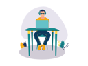 پیش‌نمایش فایل blind-man-working-with-laptop-11804671 از پک دسترسی پذیری