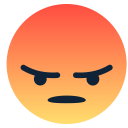 پیش‌نمایش فایل angry-face-14 از پک واکنش ها/شکلک های فیسبوک