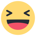 پیش‌نمایش فایل haha-emoji از پک واکنش ها/شکلک های فیسبوک