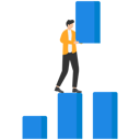 پیش‌نمایش فایل businessman-building-steps-towards-career-8729951 از پک مفهوم کسب و کار